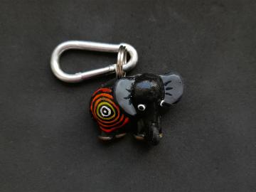 Schlüsselanhänger Kautschuk Elefanten s    